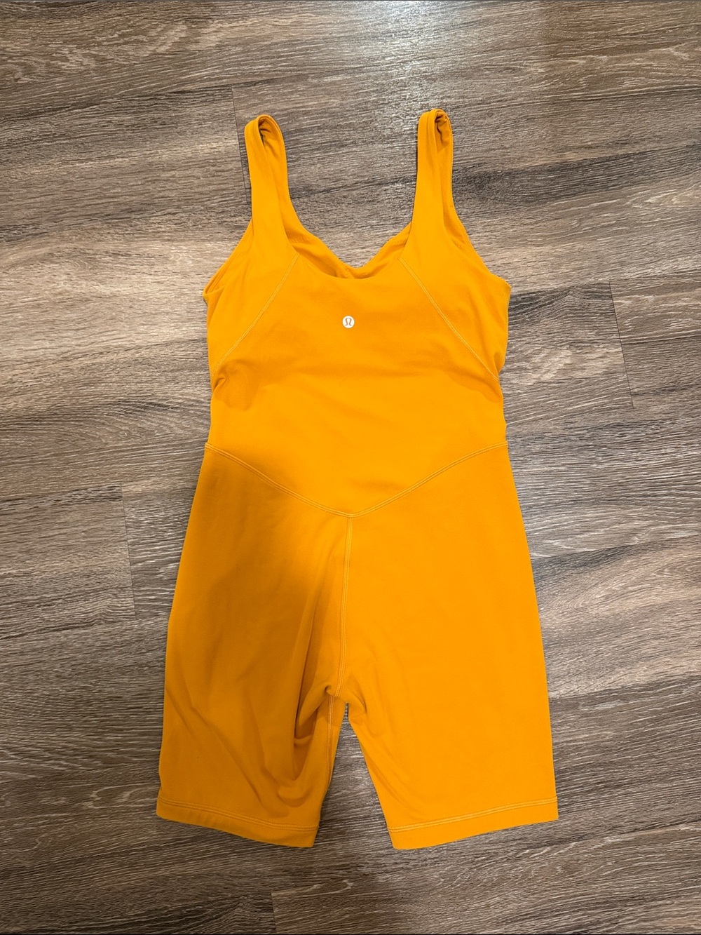 lululemon athletica Orange Sleeveless Fitted Romper - Picture 2 of 4